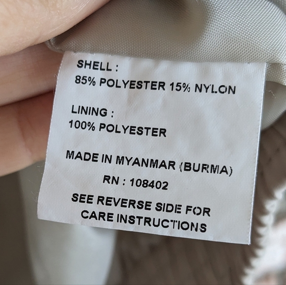 🎐 Seaside Oregon Beige Windbreaker Pullover Baru Sports Small - Picture 7 of 7